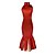 cheap Cosplay &amp; Costumes-One Hundred and One Dalmatians Cruella De Vil Girls&#039; Dress Masquerade Movie Cosplay Vacation Halloween Red Halloween Carnival Masquerade Skirt Polyester