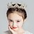 preiswerte Kinder Kopfbedeckungen-Kinder Baby Mädchen Krone Tiara Haarnadel Korea niedliche Mode elegante Persönlichkeit Geburtstagsgeschenk exquisite Leistung Prinzessin Stirnband