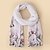 cheap Scarves &amp; Bandanas-Women&#039;s Chiffon Scarf White Multi-color Holiday Daily Wear Scarf Floral Graphic / Shawls / All Seasons