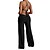 cheap Women&#039;s Jumpsuits-Women&#039;s Jumpsuit Solid Colored Backless Casual Halter Neck Sleeveless Regular Fit Black Red Yellow S M L Fall