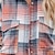 cheap Jackets-Women&#039;s Coat Fall Winter Street Daily Going out Regular Coat Turndown Single Breasted Warm Breathable Regular Fit Casual Jacket Long Sleeve Pocket Print Plaid / Check Plaid pink