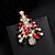 cheap Women&#039;s Jewelry-Women&#039;s Christmas Party Street Red Green Snowflake Bell Hat / Fall / Winter / Unisex / Alloy