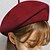 cheap Super Sale-Women&#039;s Beret Hat Solid / Plain Color Sports &amp; Outdoor Holiday Wool Cotton Casual Sweet 1 pcs
