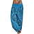 abordables Deporte Athleisure-Mujer Pantalones de yoga Secado rápido Ligero Perneras anchas Danza del Vientre Yoga Aptitud física Graphic Pantalones Pololos Prendas de abajo Bleu Ciel Azul marinero Lago verde Invierno Talla Grande