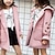 cheap Girls&#039; Jackets &amp; Coats-Girls&#039; Active Daily Embroidered Cartoon Coat