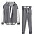 cheap Two Piece Sets-Women&#039;s Patchwork 2 Piece Tracksuit Sweatsuit Casual Long Sleeve Winter Thermal Warm Breathable Soft Fitness Running Jogging Sportswear Activewear Solid Colored Dark Grey Black Rosy Pink / Hoodie