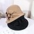 cheap Hats-Women&#039;s Party Hat Flower Party Wedding Street Wine Black Pure Color Hat / Gray / Fall / Winter