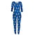 preiswerte Damen Jumpsuits-Damen Overall Abstrakt Bedruckt Alltag V-Ausschnitt Freizeitskleidung Langarm Regular Fit Melonen-Rot Cai Lan Grau S M L Herbst Winter