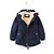 abordables Vestes &amp; Manteaux pour Filles-Manteau Enfants Fille Manches Longues Bleu Ciel Rouge vin Vert Couleur unie Ecole Décontractée du quotidien Coton basique Mode 3-8 ans / L&#039;hiver