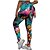 abordables Graphic Chic-Mujer Pantalones de yoga Control de barriga Levantamiento de tope Secado rápido Scrunch Butt Tira Yoga Aptitud física Entrenamiento de gimnasio Alta cintura Tie-dye Mallas Leggings Leggings Prendas