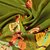 abordables Écharpes &amp; Bandanas-Écharpes en mousseline de soie Femme Vert Vacances Écharpe Graphique / Mousseline de soie / Toutes les Saisons
