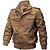 cheap Softshell, Fleece &amp; Hiking Jackets-Men&#039;s Hiking Lightweight Bomber Jacket Military Tactical Jacket Outdoor Cotton Jacket Outerwear Multi Pockets Zip Front Stand Collar Windbreaker Coat Thermal Warm Windproof Breathable Black Army Khaki