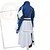 economico Cosplay e manga-costume cosplay viola evergarden costume da donna uniforme anime, blu scuro, piccolo