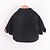 cheap Polos-Kids Toddler Unisex Coat Long Sleeve Khaki Green Black Pocket Plain Formal Vacation Cotton Active Basic 2-8 Years / Fall / Spring