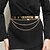 abordables Belts-Mujer Cadena Dorado Vestido Cinturón Color sólido / Todas las Temporadas