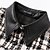 cheap Coats &amp; Trench Coats-Women&#039;s Coat Fall Winter Daily Going out Regular Coat Turndown Single Breasted Warm Regular Fit Casual Jacket Long Sleeve Lace up Pocket Plaid / Check Black