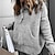 cheap Sweaters-Women&#039;s Pullover Sweater jumper Jumper Knit Pocket Knitted Tunic Hooded Solid Color Outdoor Home Basic Stylish Drop Shoulder Winter Fall Green Blue S M L / Long Sleeve / Casual / Regular Fit