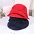 cheap Hats-Women&#039;s Chic &amp; Modern Party Wedding Street Party Hat Pure Color Bow Wine Black Hat Portable Sun Protection Ultraviolet Resistant / Red / Fall / Winter