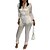 cheap Women&#039;s Jumpsuits-Women&#039;s Jumpsuit Solid Colored Sequins Casual Daily V Neck Casual Daily Wear Long Sleeve Regular Fit White Black Red S M L Fall