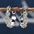 cheap Women&#039;s Jewelry-Women&#039;s White Earrings AAA Cubic Zirconia Music Notes Long Platinum Plated Gold Plated Stylish Artistic Luxury Trendy Korean Earrings Jewelry Silver For 1 Pair Party Gift Daily Work Festival