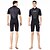 cheap Surfing, Diving &amp; Snorkeling-ZCCO Men&#039;s 3mm Shorty Wetsuit Diving Suit SCR Neoprene High Elasticity Thermal Warm UV Sun Protection Quick Dry Back Zip Short Sleeve - Patchwork Swimming Diving Surfing Snorkeling Autumn / Fall