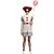 cheap Cosplay &amp; Costumes-Burlesque Clown Pennywise It Clown Costume Women&#039;s Teen Adults&#039; Geek &amp; Chic Lolita Halloween Festival / Holiday Cotton / Polyester Blend Ivory Women&#039;s Easy Carnival Costumes / Dress / Dress