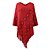 cheap Cardigans-Women&#039;s Shirt Shrugs Ponchos Capes Black Khaki Red Tassel Print Geometric Casual Weekend Long Sleeve V Neck Ponchos Capes Long Loose Fit One-Size