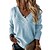 cheap Sweaters-Women&#039;s Sweater Jumper Knit Knitted V Neck Solid Color Home Daily Stylish Basic Essential Fall Winter White Black S M L / Long Sleeve / Regular Fit / Casual / Regular Fit