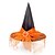 preiswerte Hüte-Damen Modisch Party Halloween Maskerade Partyhut Einfarbig Gitter Schwarz Orange Hut Tragbar Cosplay / Herbst / Winter / Vintage