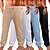 cheap Pants-Casual Men&#039;s Full Length Linen Cotton Blend Pants