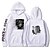 cheap Everyday Cosplay Anime Hoodies &amp; T-Shirts-Inspired by Attack on Titan The Founding Titan Polyster Anime Cartoon Harajuku Graphic Kawaii Anime Hoodie For Unisex / Couple&#039;s
