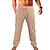 cheap Pants-Casual Men&#039;s Full Length Linen Cotton Blend Pants