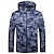 cheap Softshell, Fleece &amp; Hiking Jackets-Men&#039;s Hoodie Jacket Bomber Jacket Military Tactical Jacket Outdoor Thermal Warm Windproof Quick Dry Lightweight Outerwear Trench Coat Top Skiing Ski / Snowboard Fishing Black Navy Blue / Breathable