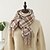 preiswerte Schals &amp; Bandanas-Damen Schals für Damen Kaffee Weihnachten Schal Verziert