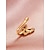 cheap Rings-Women&#039;s Body Jewelry 1.3 cm Nose Ring / Nose Stud / Nose Piercing Rose Gold Geometric Korean / Sweet Alloy Costume Jewelry For Party / Festival Summer