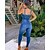 cheap Women&#039;s Overalls-Women&#039;s Casual Sexy 2021 Blue Overall Solid Color