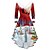 cheap Cosplay &amp; Costumes-Santa Suit Santa Claus Cosplay Costume Christmas Dress Vacation Dress Women&#039;s Special Dailywear Christmas Christmas Carnival Masquerade Adults&#039; Christmas Fabric Dress Attire Christmas Party
