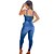 cheap Women&#039;s Overalls-Women&#039;s Casual Sexy 2021 Blue Overall Solid Color