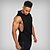 cheap Exercise, Fitness &amp; Yoga Clothing-Men&#039;s Hooded Yoga Top Vest / Gilet Sleeveless Breathable Quick Dry Soft Home Workout Fitness Gym Workout Sportswear Activewear White Black Gray / Boxing / Leisure Sports / Outdoor Exercise / Running