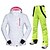 cheap Surfing, Diving &amp; Snorkeling-MUTUSNOW Women&#039;s Ski Jacket with Bib Pants Ski Suit Outdoor Thermal Warm Waterproof Windproof Breathable Winter Snow Suit Clothing Suit Detachable Hood for Skiing Snowboarding Winter Sports