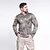 abordables Ropa de cacería-Hombre Camiseta para senderismo Camiseta de caza Camiseta de caza con camuflaje camuflaje Manga Larga Al aire libre Primavera Verano Utra ligero (UL) 3D Secado rápido Transpirable Cima 100% Poliéster