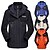 cheap Outdoor Clothing-Wolfcavalry® Men&#039;s Hoodie Jacket Hiking Down Jacket Hiking 3-in-1 Jackets Winter Outdoor Waterproof Windproof Soft Comfortable Patchwork Top Camping / Hiking Hunting Ski / Snowboard Orange White