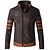 cheap Sale-x men vintage faux leather motorcycle jacket brown uk xxl (asian 5xl)