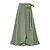 cheap Skirts-Women&#039;s Skirt Work Long Skirt Black Pink Green Skirts Winter Ruffle Split Date Weekend M L XL