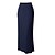 abordables Skirts-Mujer Falda Lápices faldas de trabajo Falda larga Maxi Faldas Color sólido Oficina / Carrera Festivos Verano Poliéster Ropa de calle Básico Negro Blanco Rojo