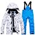 abordables Vêtements de ski-Garçon Chaud Etanche Coupe Vent Respirable Veste de ski avec pantalon à bretelles Combinaison de Ski Automne Survêtement pour Ski Camping / Randonnée Snowboard / L&#039;hiver / Fille / Enfants