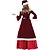 abordables Cosplay &amp; Disfraces-Traje de santa Traje de cosplay Adulto Mujer Navidad Especial Terciopelo Navidad Vestido / Cinturón / Sombrero / Cinturón / Sombrero / Papá Noel
