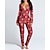 cheap Cosplay &amp; Costumes-Santa Suit Cosplay Costume Adults&#039; Women&#039;s Christmas Special Polyester Fabric Christmas Onesie / Santa Claus