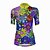 cheap Cycling Clothing-21Grams Women&#039;s Short Sleeve Cycling Jersey Bike Jersey Top with 3 Rear Pockets Breathable Quick Dry Moisture Wicking Mountain Bike MTB Road Bike Cycling Green Blue Purple Spandex Polyester Graphic