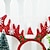 abordables Joyería de Mujer-Mujer Banda Para el Cabello Navidad Moderno Sombreros Venados / Rojo / Otoño / Invierno / Primavera / Verano